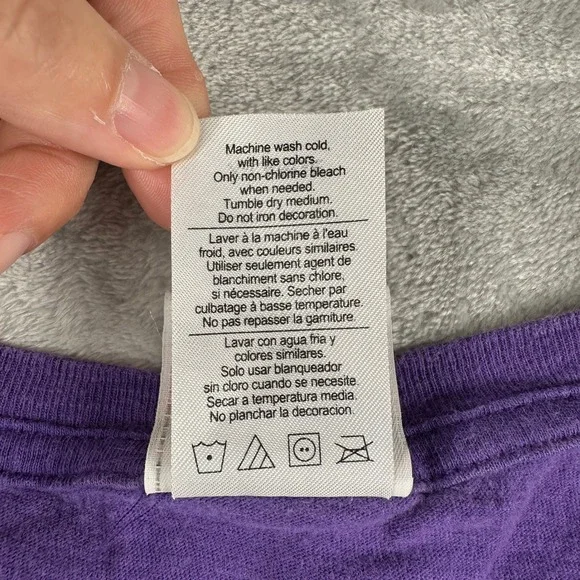 Harley Davidson T-Shirt Women XL Purple Biker Graphic Americana - Picture 6 of 8